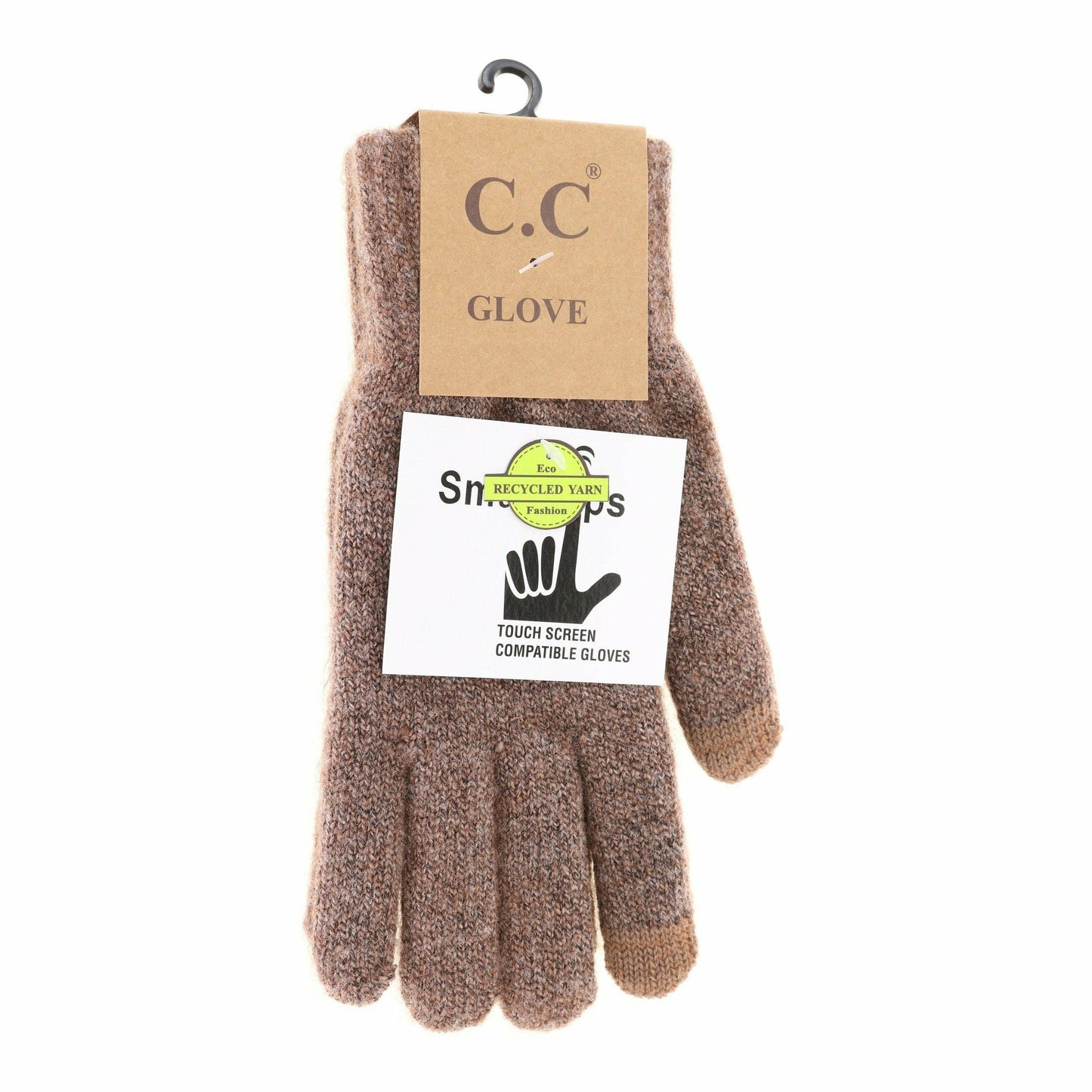 Soft Knit C.C Gloves G9021: Heather Moss
