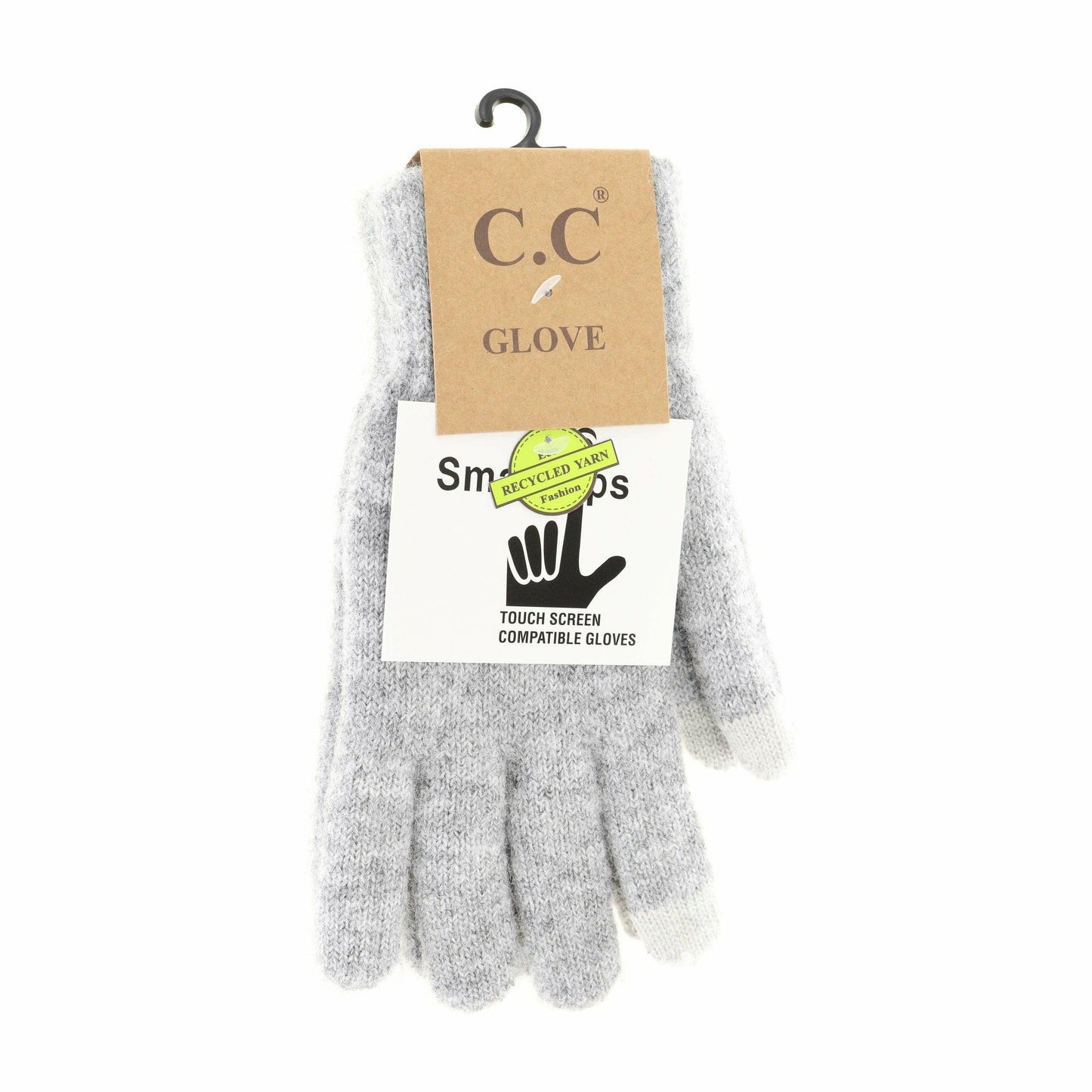 Soft Knit C.C Gloves G9021: Heather Moss