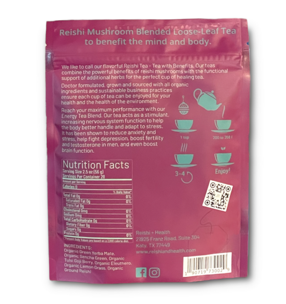 ENERGY Reishi Mushroom Tea: Tea Bags