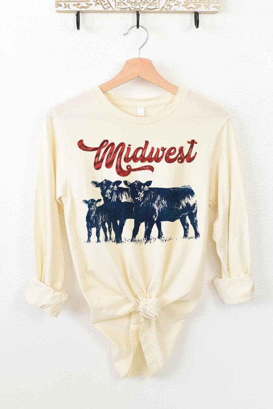 MIDWEST CATTLE LONG SLEEVE TEE