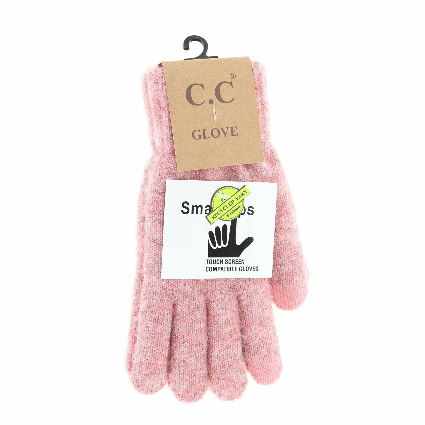Soft Knit C.C Gloves G9021: Heather Moss