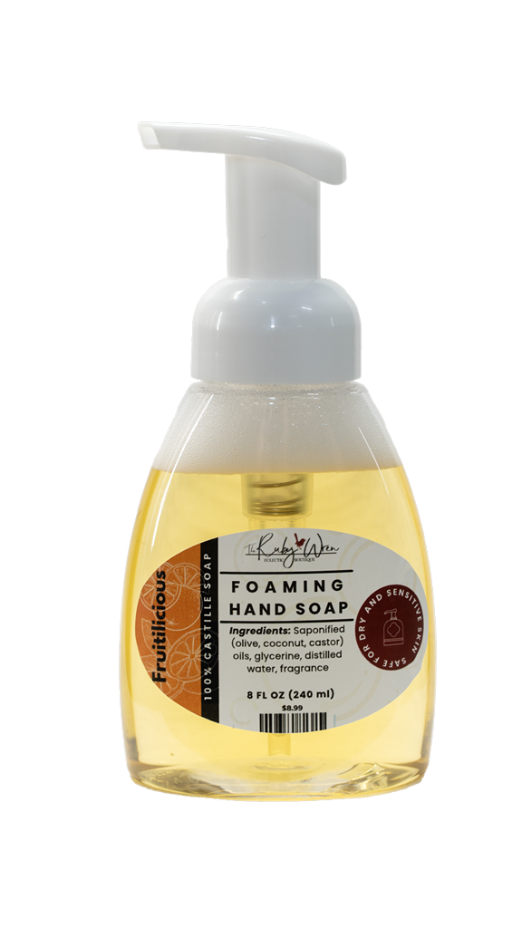 Natural Foaming Hand Soap – Small Batch, Moisturizing & Gentle for Sensitive Skin