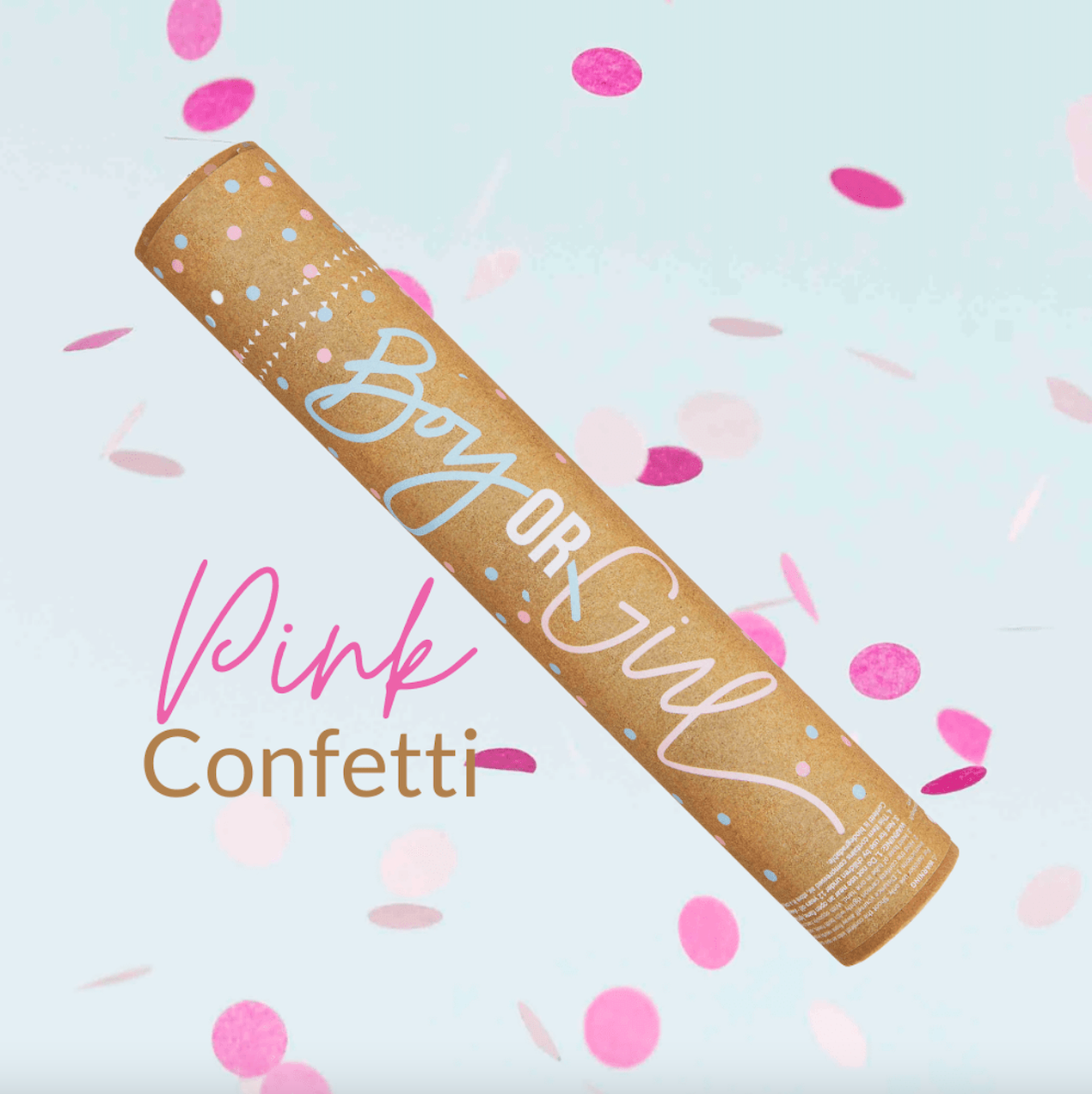Gender Reveal Confetti Cannon