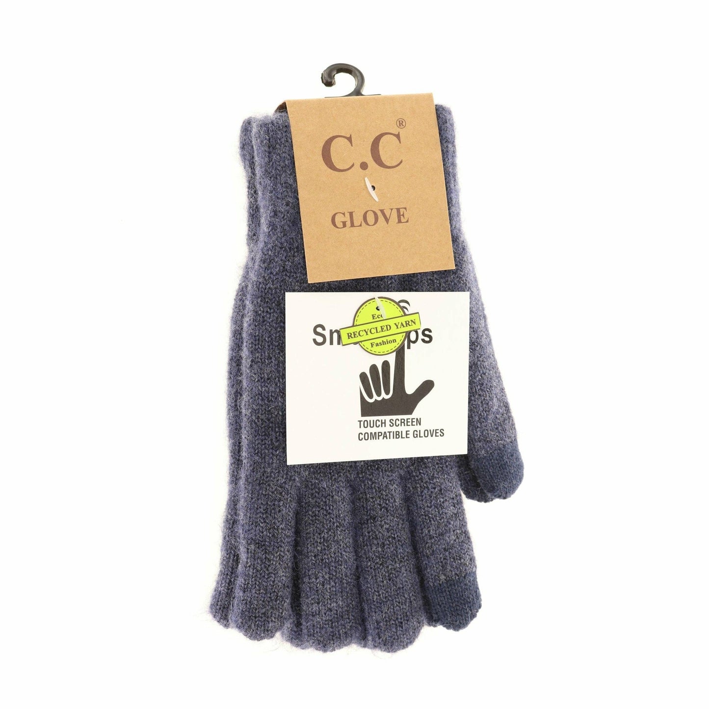 Soft Knit C.C Gloves G9021: Heather Moss