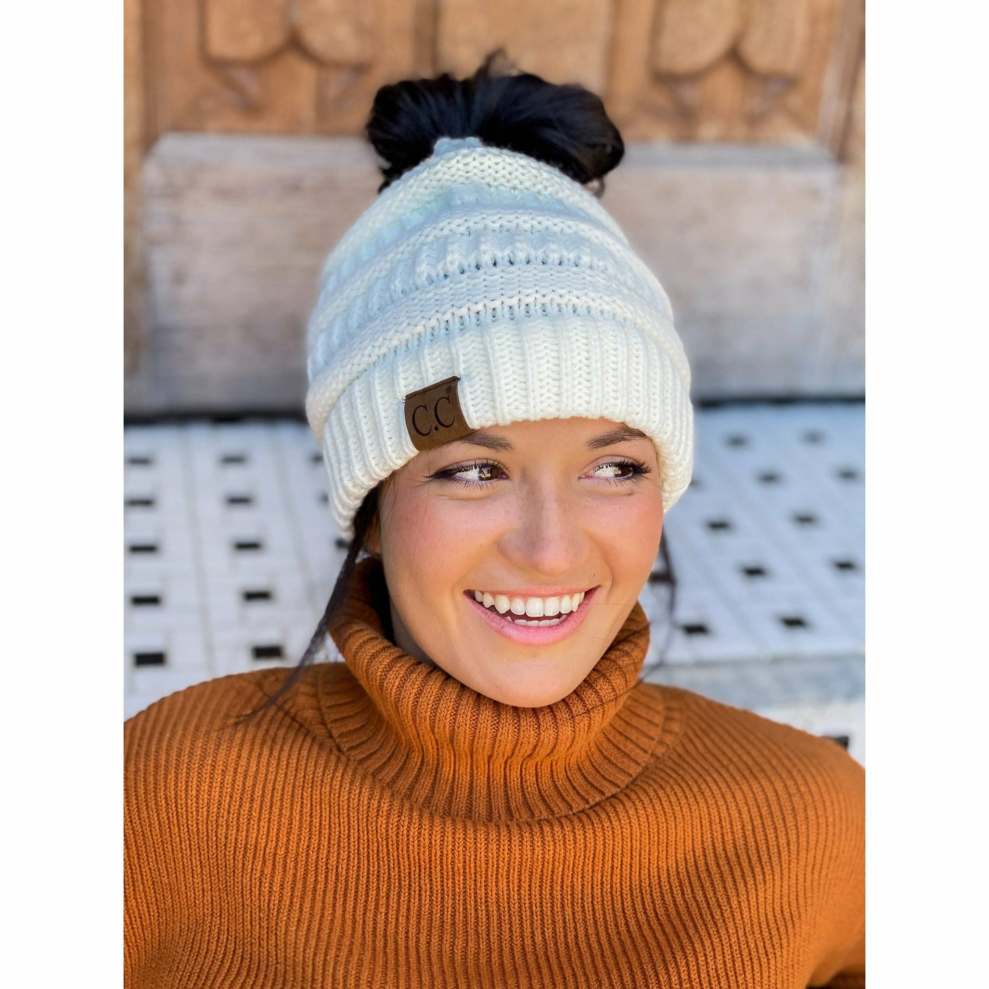 Solid Classic CC Beanie Tail MB20A: Ivory