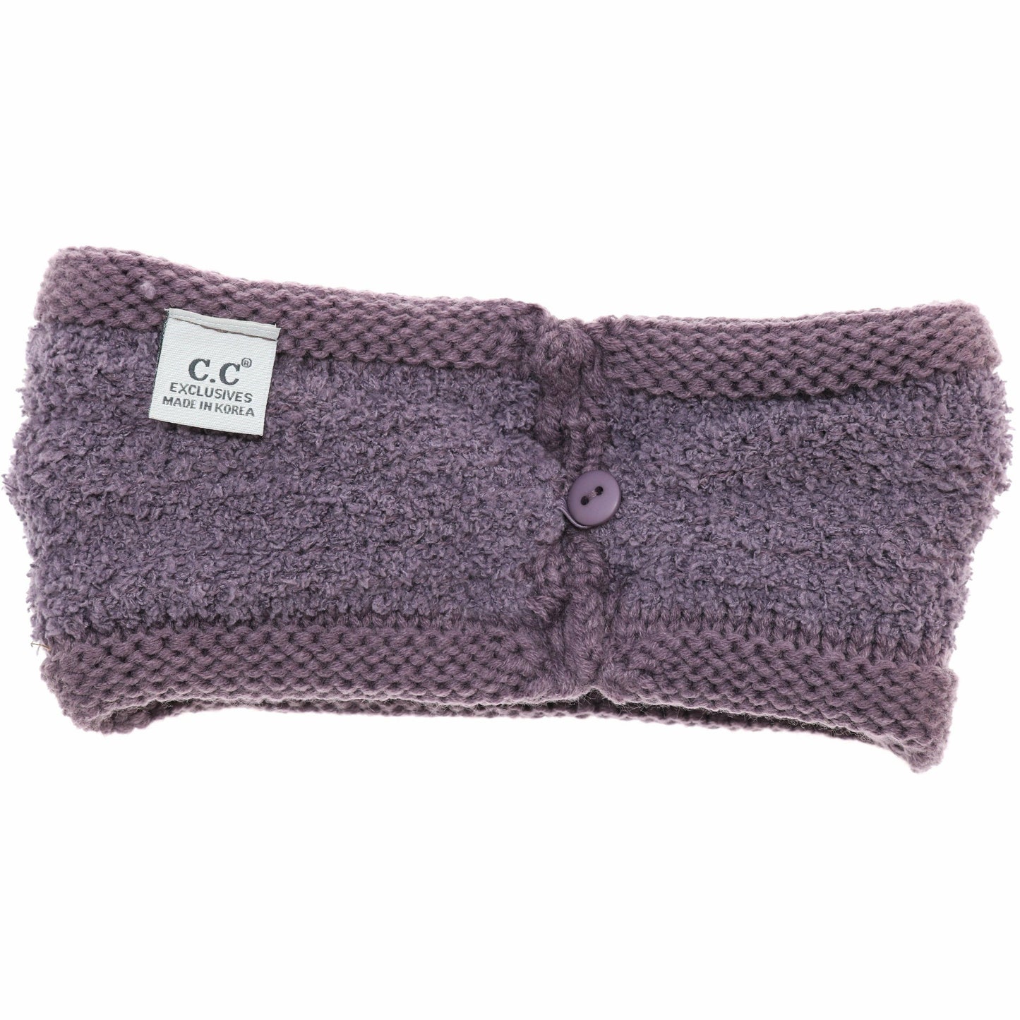 Solid Ribbed Ponytail Headband HB21: Azalea