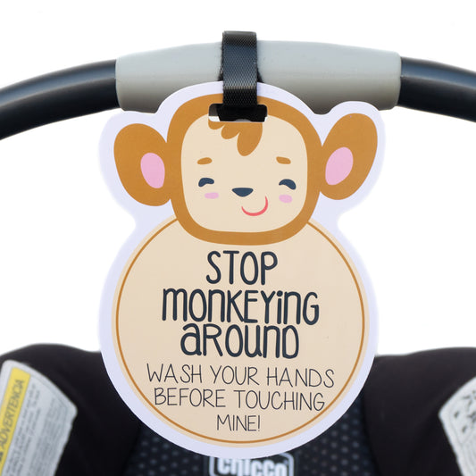 Monkey Baby Car Seat & Stroller Tag