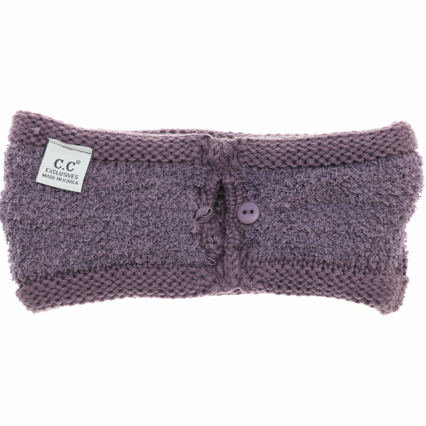 Solid Ribbed Ponytail Headband HB21: Azalea
