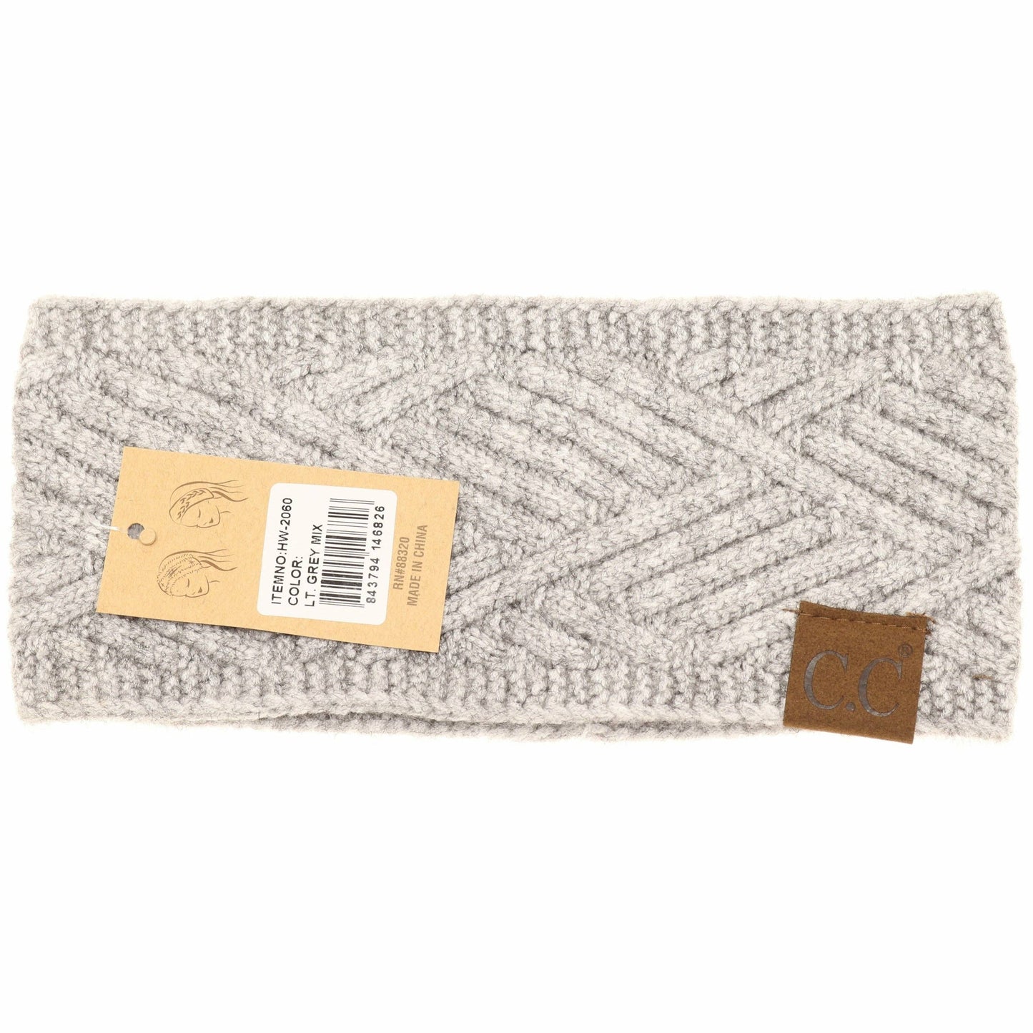 Diagonal Criss-Cross Patterned Fashion Headband for Women: Berry Mix
