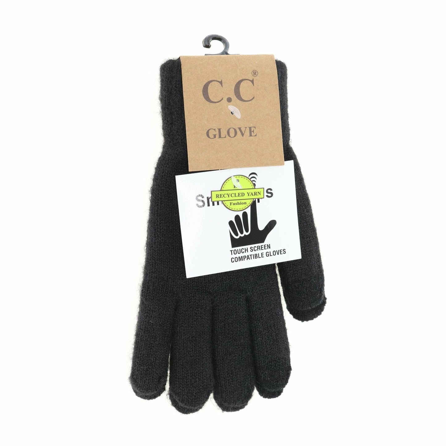 Soft Knit C.C Gloves G9021: Heather Moss