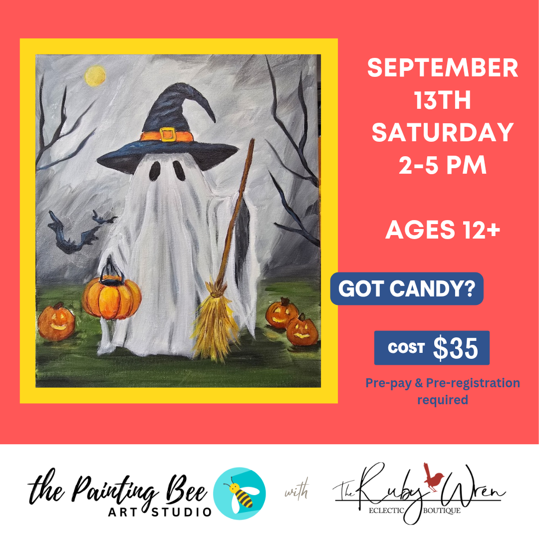 Got Candy? with The Painting Bee Acrylic on Canvas Workshop, September 13th, 2-5pm
