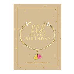 Tassel Cuff Bracelet-HBD