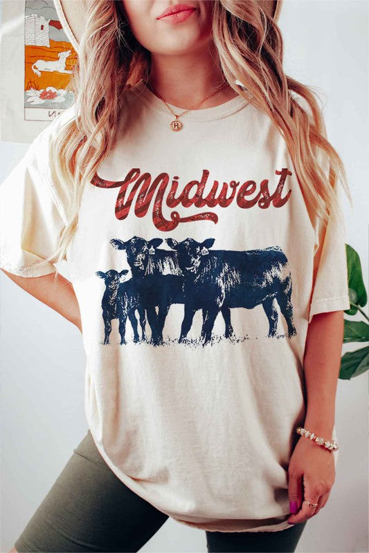 MIDWEST CATTLE T-SHIRT PLUS SIZE
