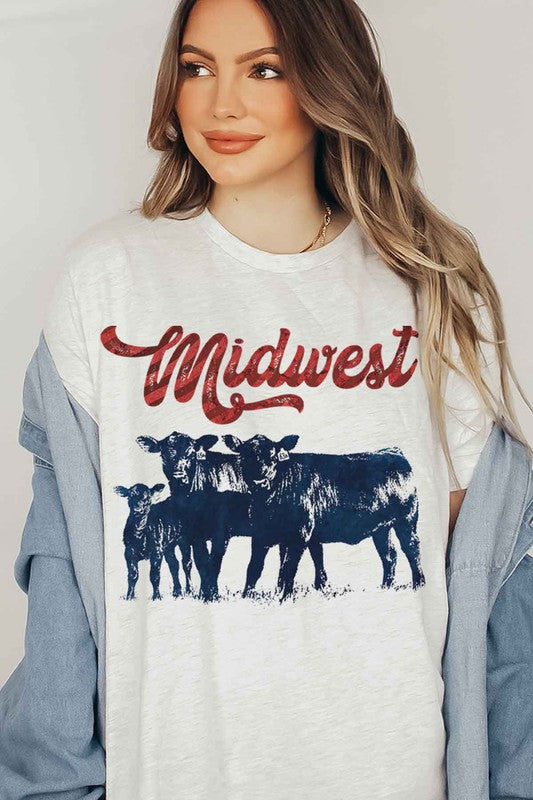 MIDWEST CATTLE T-SHIRT PLUS SIZE