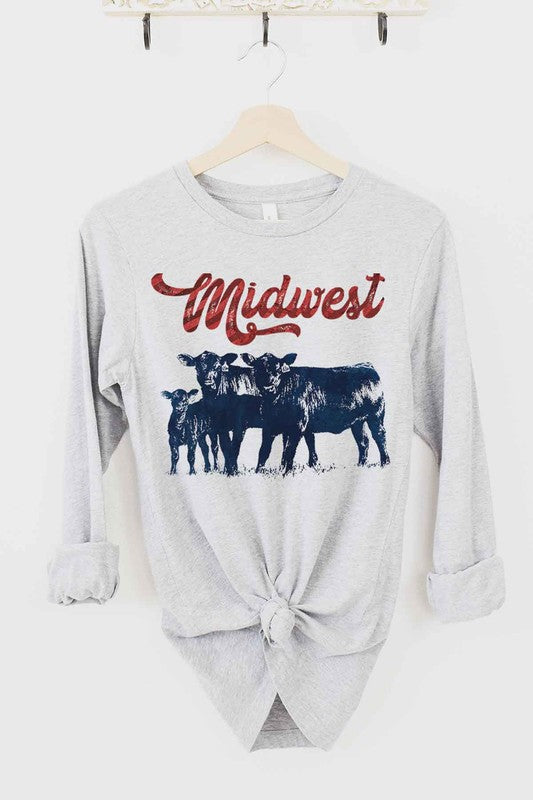 MIDWEST CATTLE LONG SLEEVE TEE