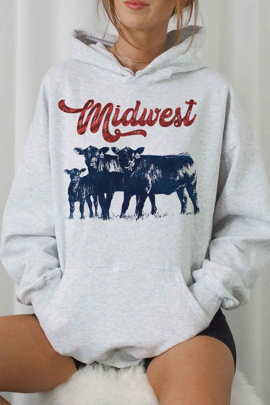 MIDWEST CATTLE GRAPHIC HOODIE