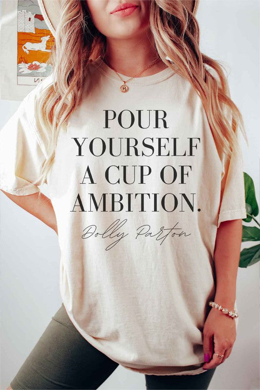 CUP OF AMBITION DOLLY T-SHIRT PLUS SIZE
