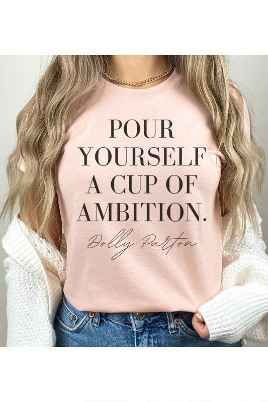 CUP OF AMBITION DOLLY T-SHIRT PLUS SIZE