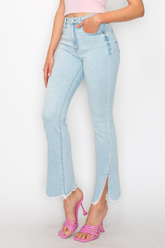 PLUS SIZE - HIGH RISE BOOT CUT JEANS