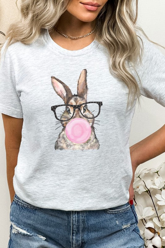 Glasses Bunny Bubblegum Easter PLUS Graphic Tee