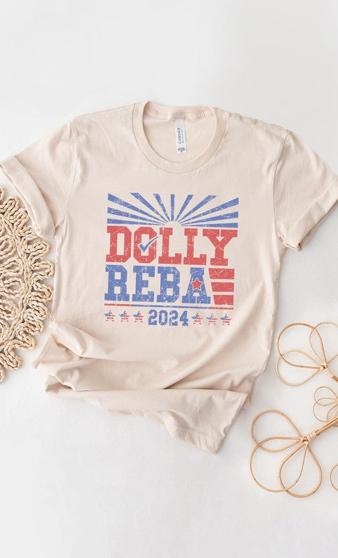 Dolly and Reba 2024 PLUS SIZE Graphic Tee