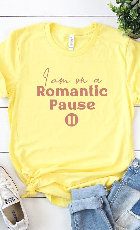 Romantic Pause Graphic Tee PLUS
