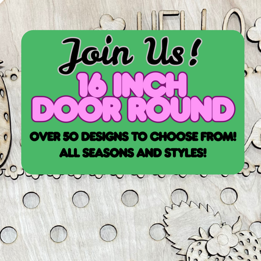 Join Us! Dazzle Your Door 3D Door Hanger Event