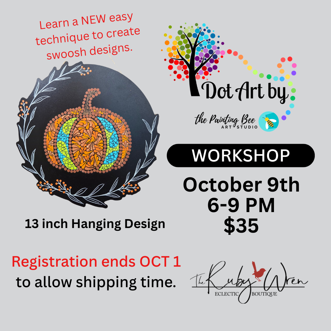 Dot Art Wall Hanger October 9th, 6-9pm