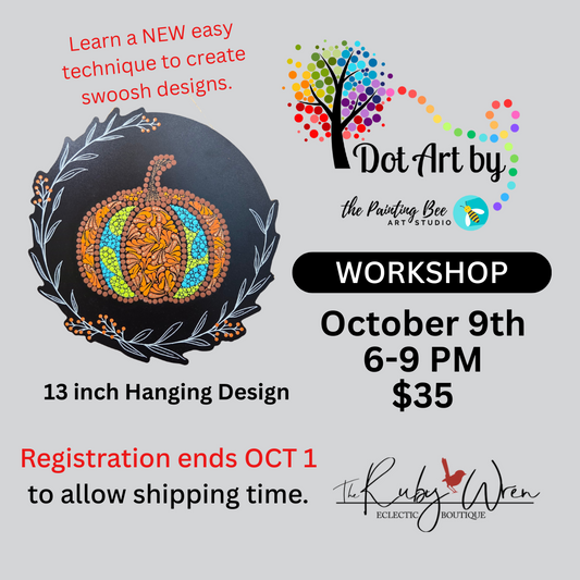 Dot Art Wall Hanger October 9th, 6-9pm