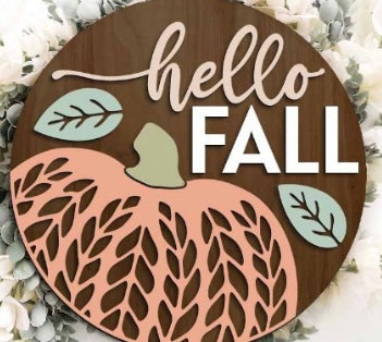 Fall/Halloween Door Hanger Workshop •16 inch