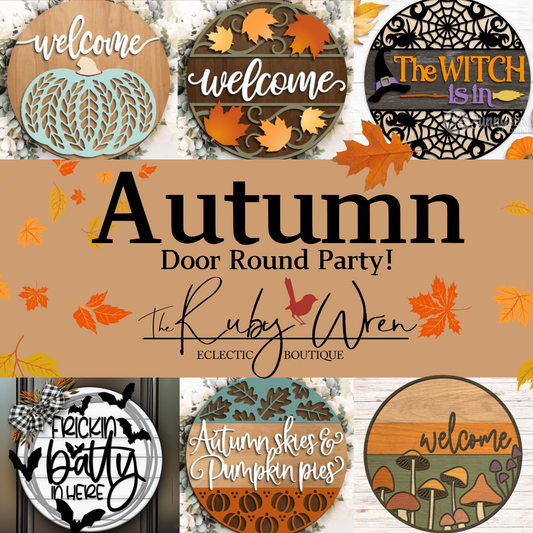 Autumn Door Hanger Workshop • 16 inch