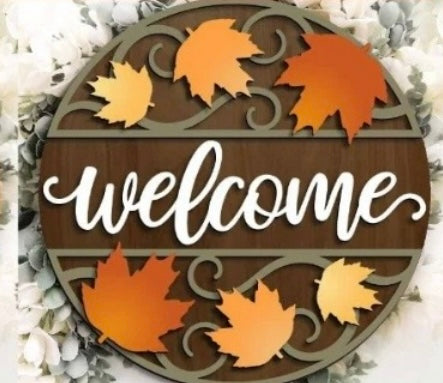 Autumn Door Hanger Workshop • 16 inch