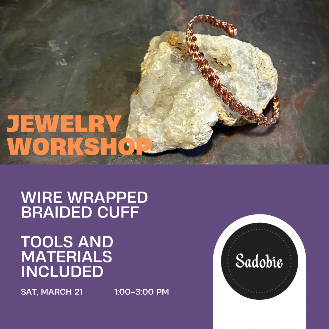 Wire Wrapped Braided Cuff
