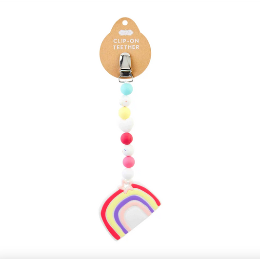 Rainbow Clip-On Teether