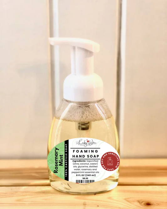 Natural Foaming Hand Soap – Small Batch, Moisturizing & Gentle for Sensitive Skin