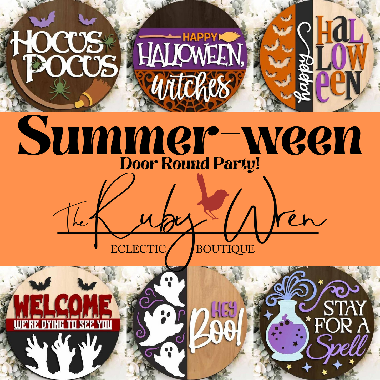 Summer-ween Door Hanger Workshop • 16 inch