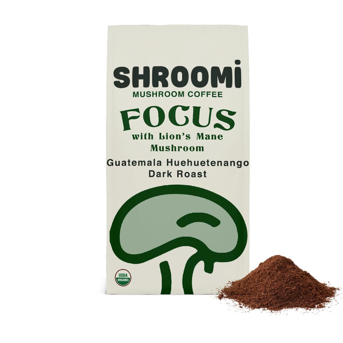 Shroomi Mushroom Coffee - Dark Roast Guatemala Huehuetenango