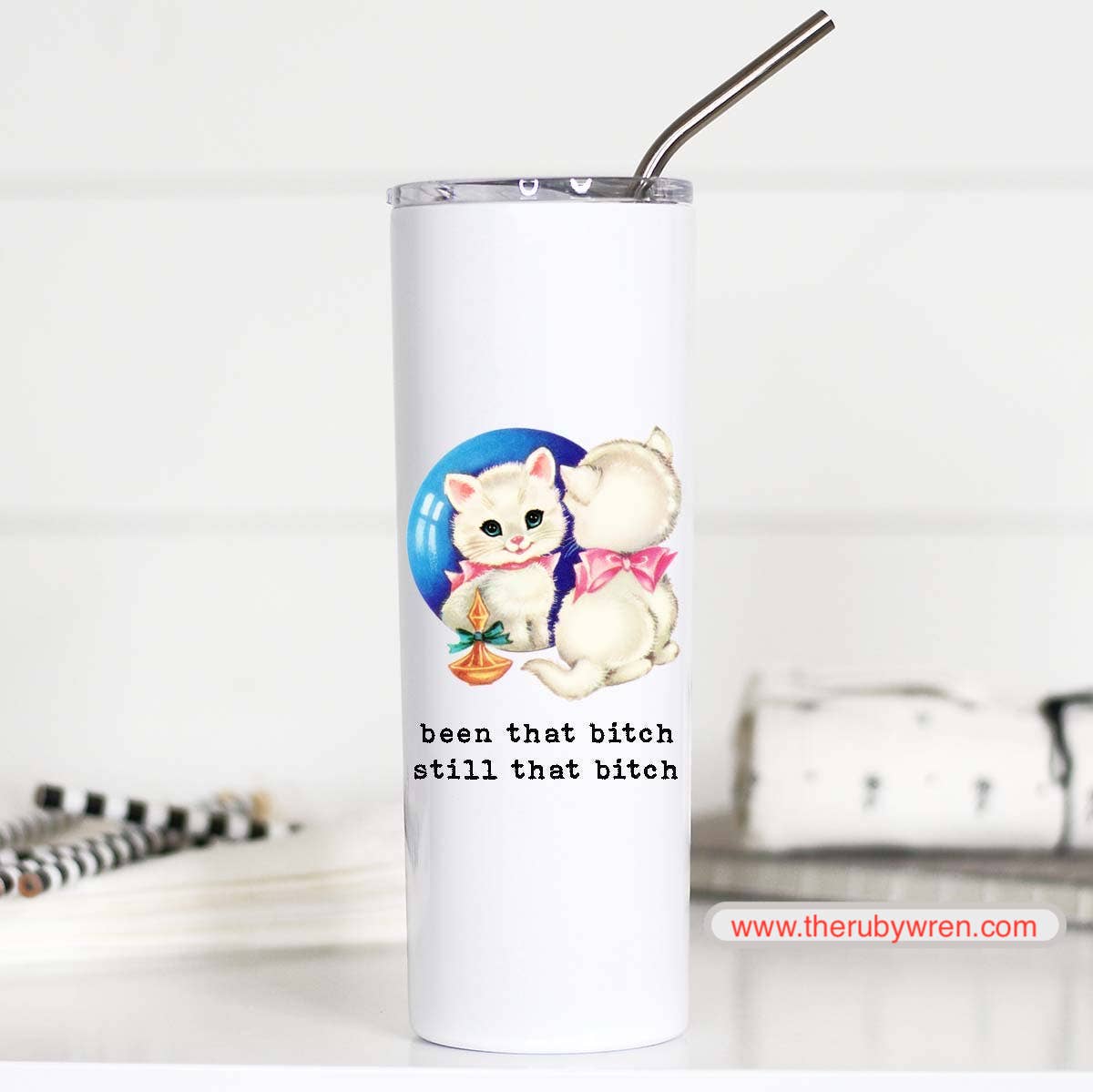 Been that Bitch 20oz Stainless Steel Tall Travel Cup