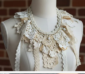 DIY No Sew "Shabby Chic Jabots"