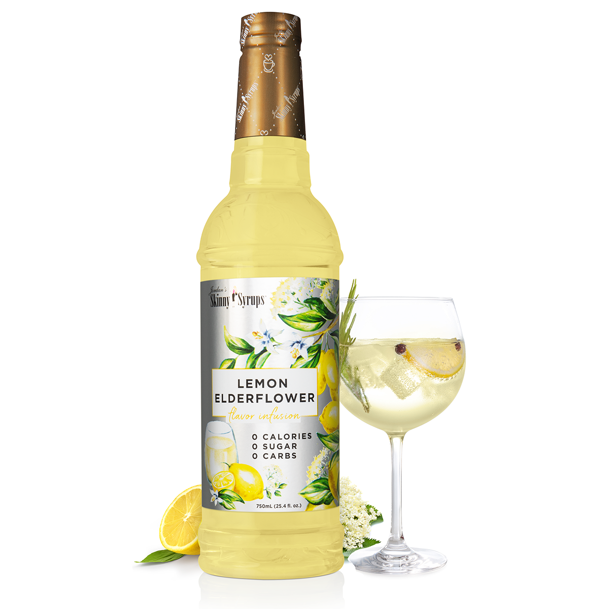 Lemon Elderflower Flavor Infusion Syrup