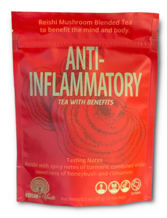 ANTI-INFLAMMATORY Reishi mushroom  Tea: Tea Bags