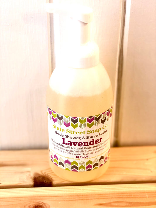 Lavender Body Shower and Shave Foam