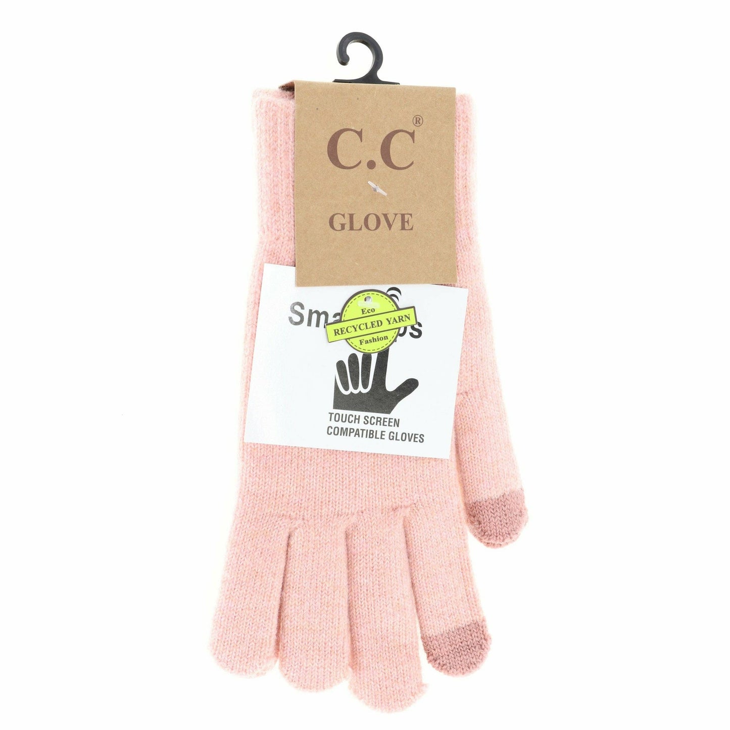 Soft Recycled Yarn Gloves G2075: Rose Tan
